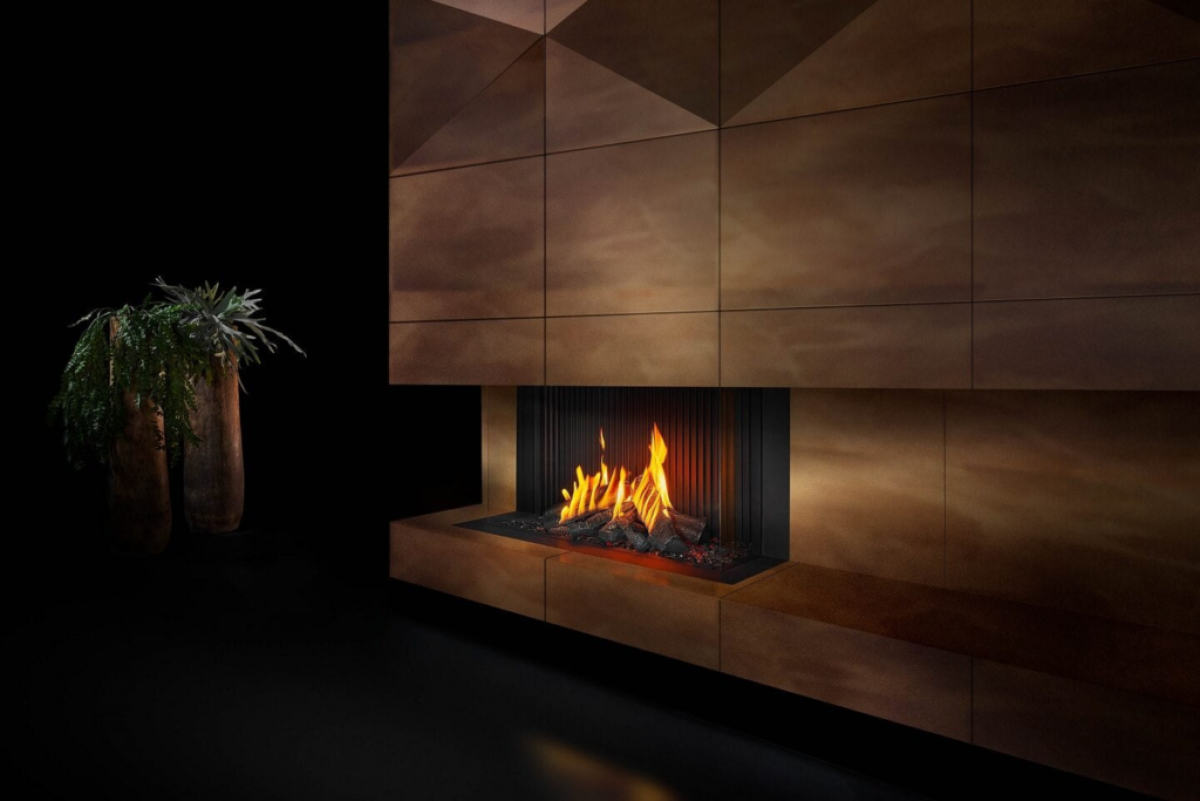 Barbas Gas Fire Panorama 140-40