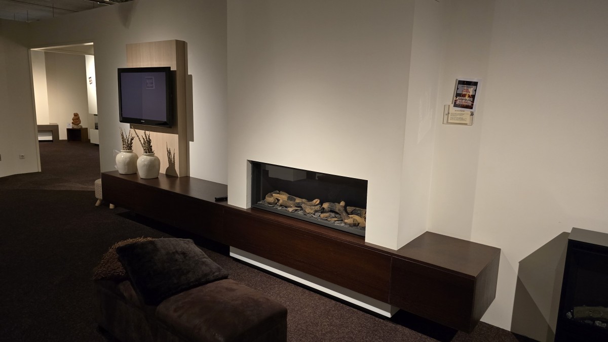 Showroommodel Bellfires Horizon Bell Medium3 met haardmeubel -50% korting