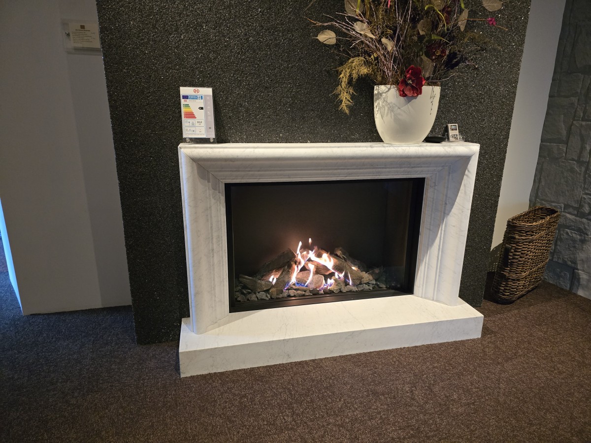 Showroommodel Dru Maestro 100 met natuursteen schouw -40% korting