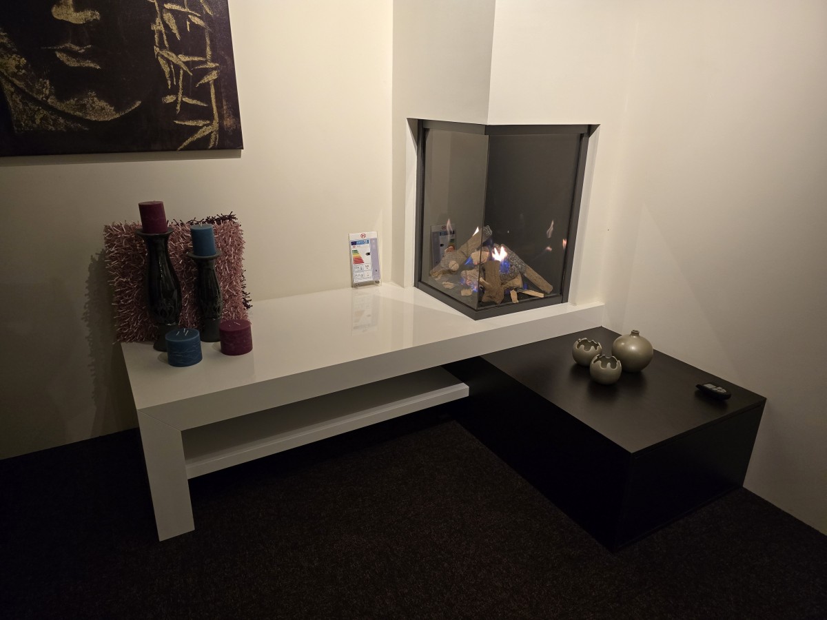 Showroommodel Dru Paco met haardmeubel -60% korting