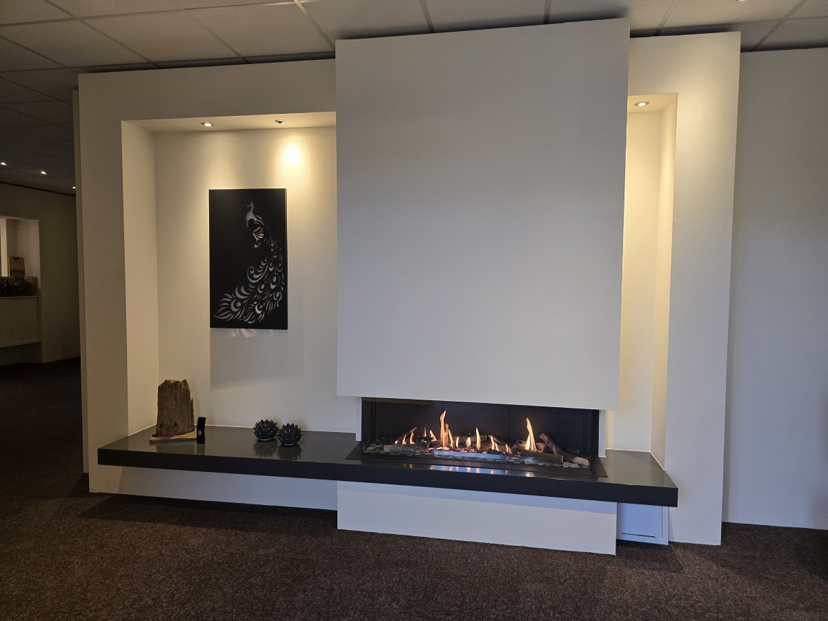 Showroommodel Kalfire G130/37S met maatwerk blad -40% korting