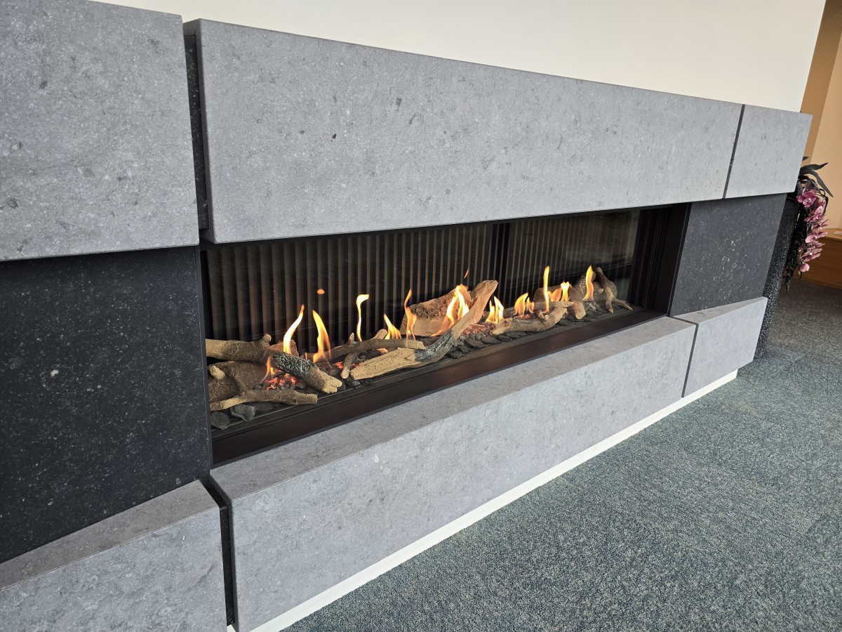 Showroommodel Kalfire G160/41F met natuursteen -40% korting