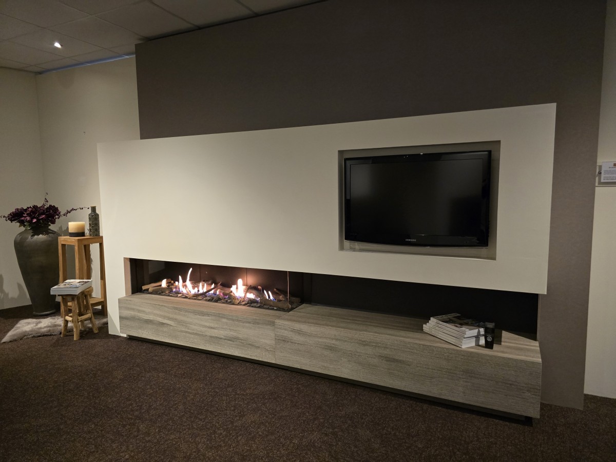 Showroommodel Kalfire G165/37CL met maatwerk plateau -40% korting