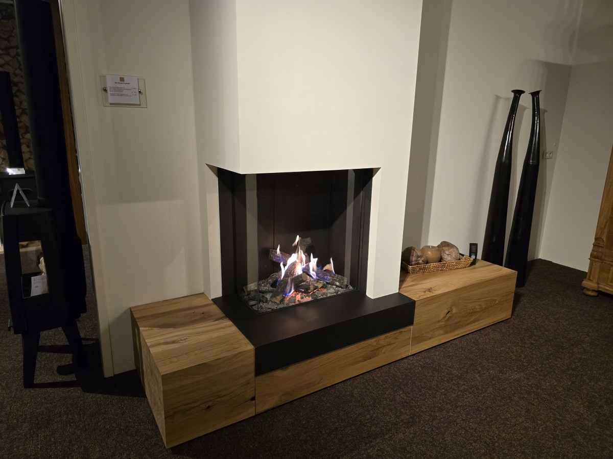 Showroommodel Kalfire GP65/75CL met haardmeubel -20% korting