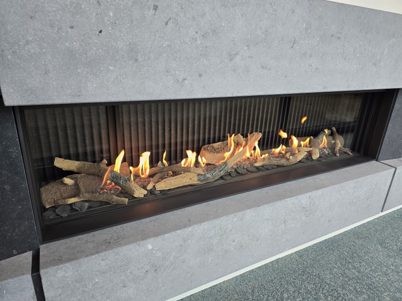 Showroommodel Kalfire G160/41F met natuursteen -40% korting